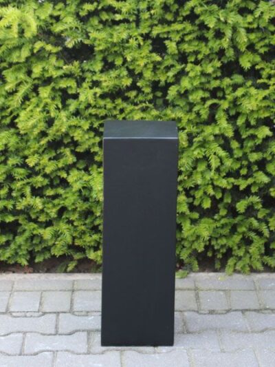 Sokkel / Zuil – Zwart – Light Cement – 65x20x20 cm