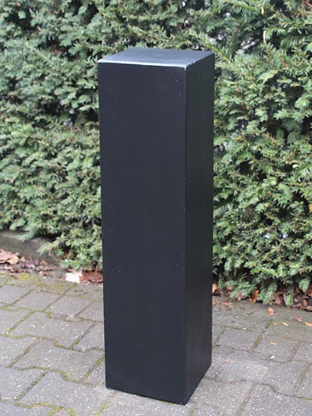 Sokkel / Zuil - Zwart - Light Cement - 80x20x20 cm - Afbeelding 2