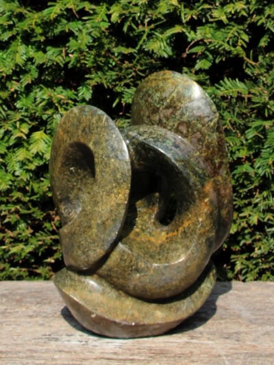 Tuinbeeld – Cheetah jade – Groen – Natuursteen – Forever – 33x21x19 cm