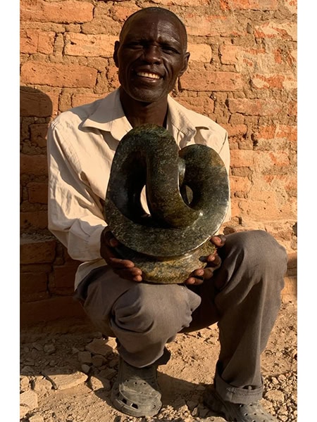 Tuinbeeld - Cheetah jade - Groen - Natuursteen - Forever - 33x21x19 cm - Afbeelding 5