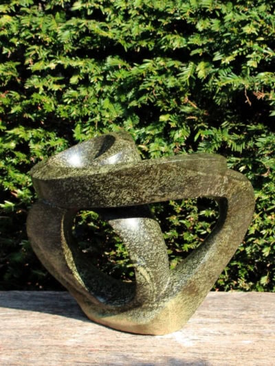 Tuinbeeld – Cheetah jade – Groen – Natuursteen – Optimistic – 25x36x20 cm