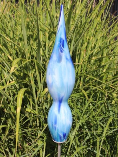 Tuinprikker – Blauw – Glas – Atlas, azuur 462