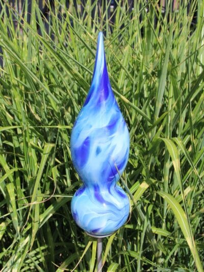 Tuinprikker – Blauw – Glas – Jupiter, azuur 461