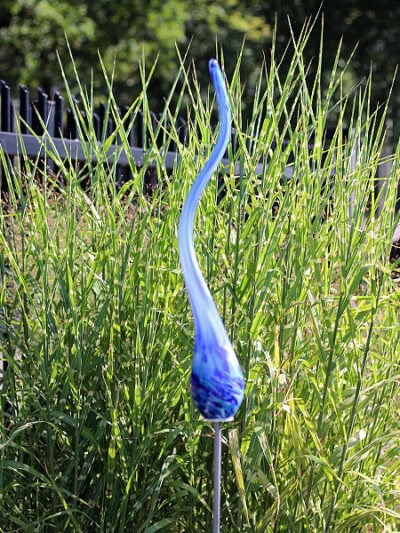 Tuinprikker – Blauw – Glas – Mini Vlam azuur 105-1