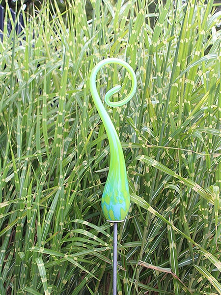 Tuinprikker - Groen - Glas - Boog lime 107