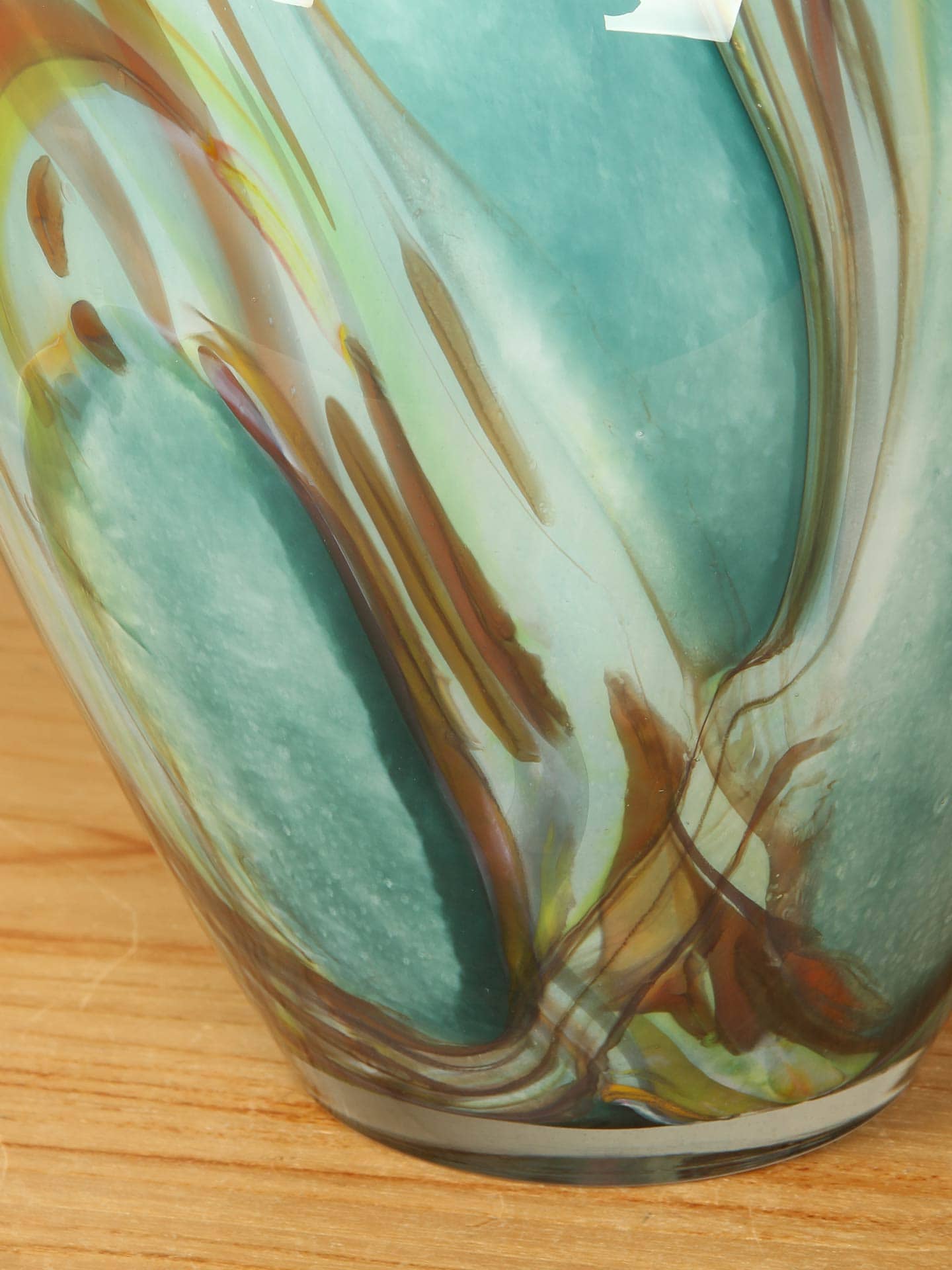 Vaas - Turquoise - Glas - Green Life - Afbeelding 3