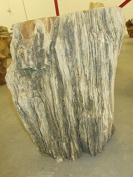 Versteend hout - Donkerbruin - Versteend hout - 50x50x40 cm