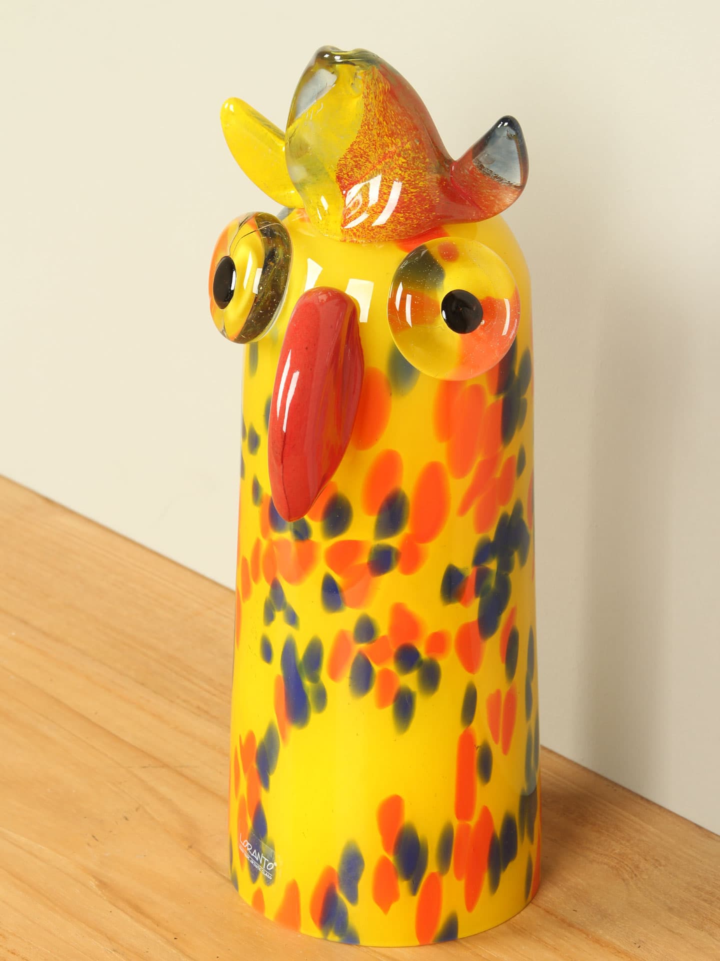 Glaskunst - Geel - Glas - Papegaai - 30x11x13 cm - Afbeelding 4