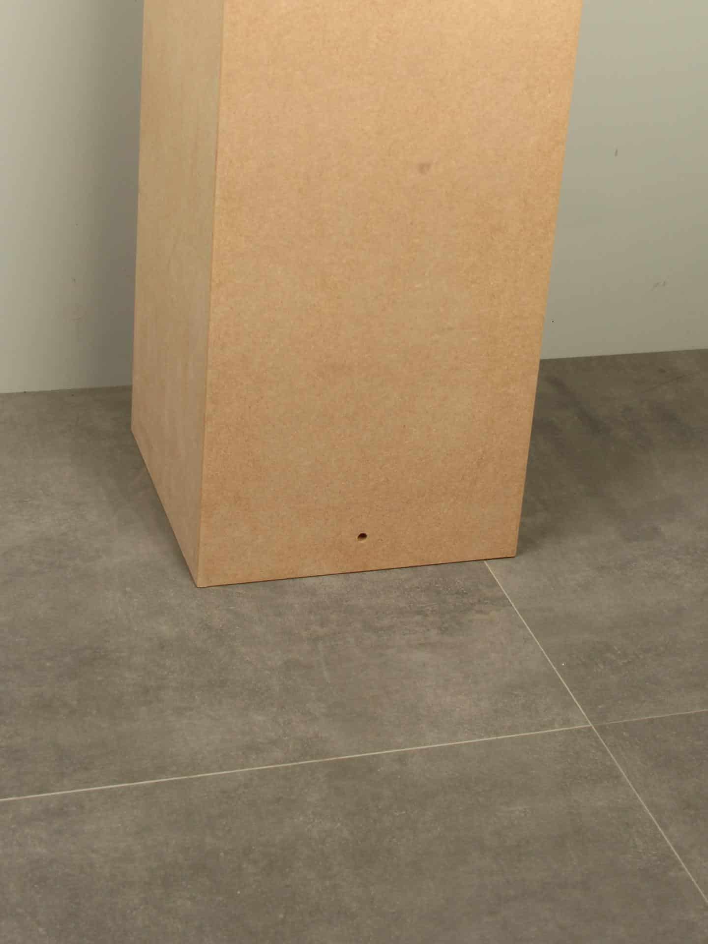 Sokkel / Zuil met LED - Bruin - MDF - 80x25x25 cm - Afbeelding 4