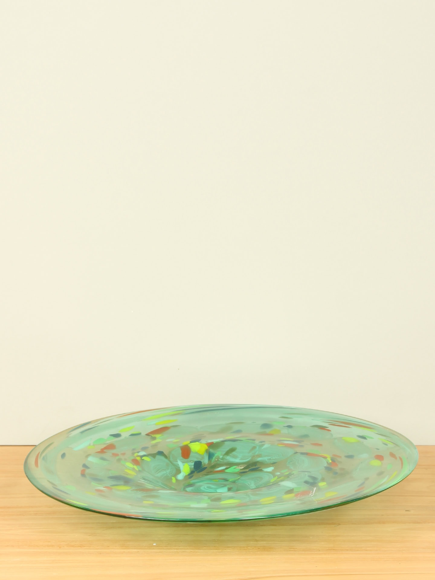 Schaal - Multicolor - Glas - Schaal groen - 6x40x40 cm - Afbeelding 2