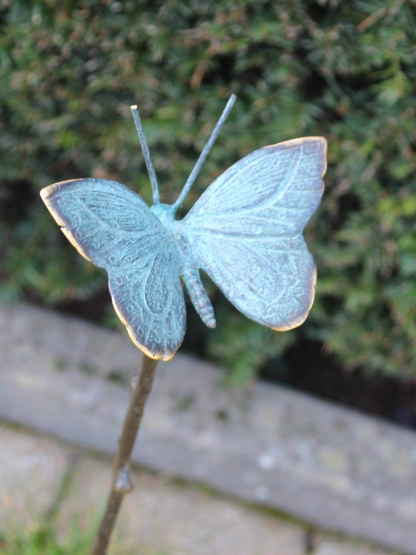 Tuinprikker - Brons - Vlinder - 62x9x11 cm