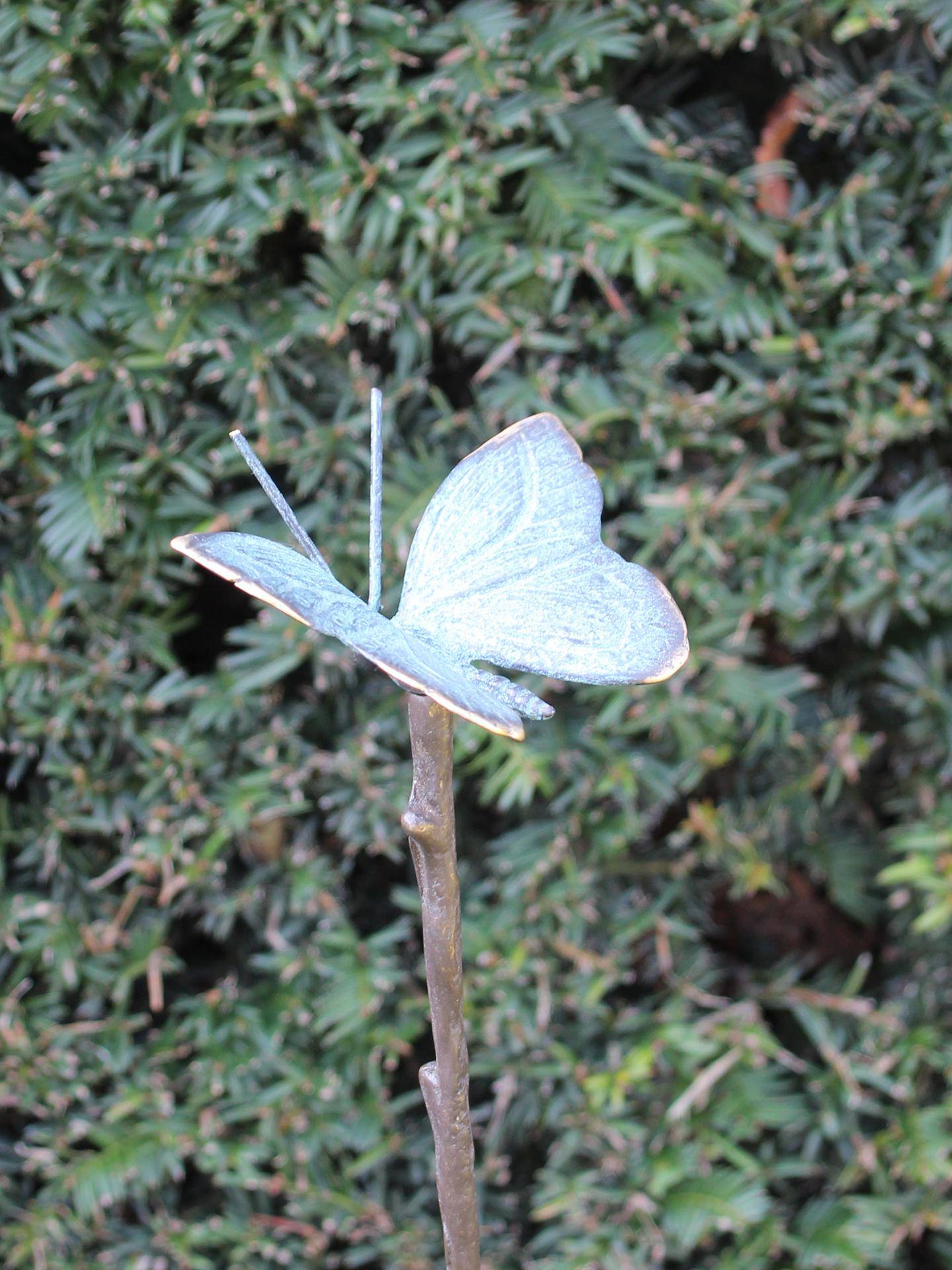 Tuinprikker - Brons - Vlinder - 62x9x11 cm - Afbeelding 2