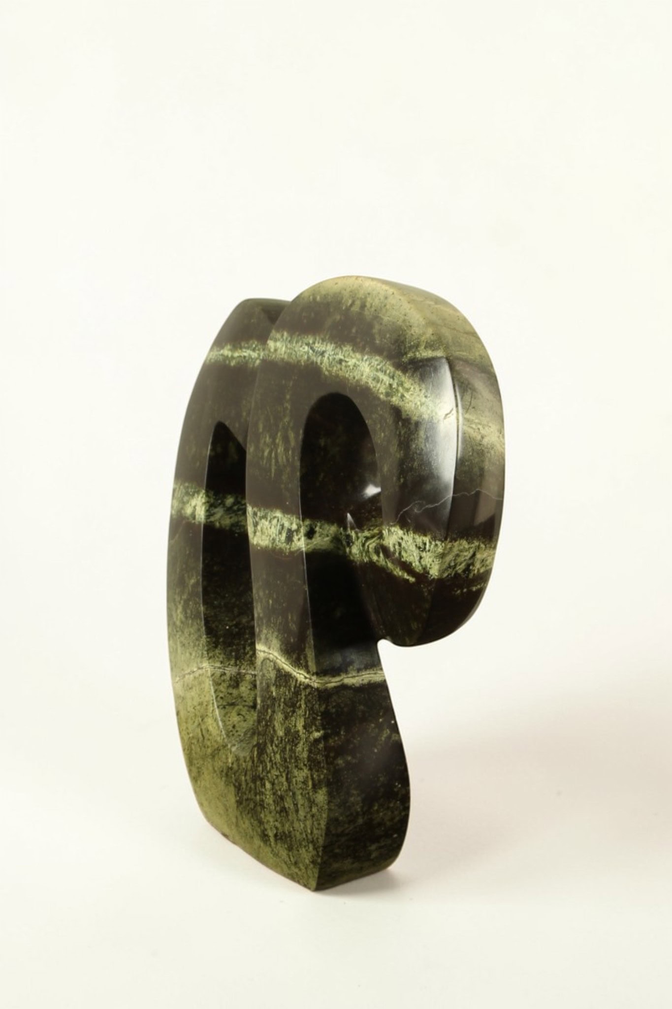 Tuinbeeld - Cheetah jade - Groen - Natuursteen - Optimistic - 29x27x9 cm - Afbeelding 2