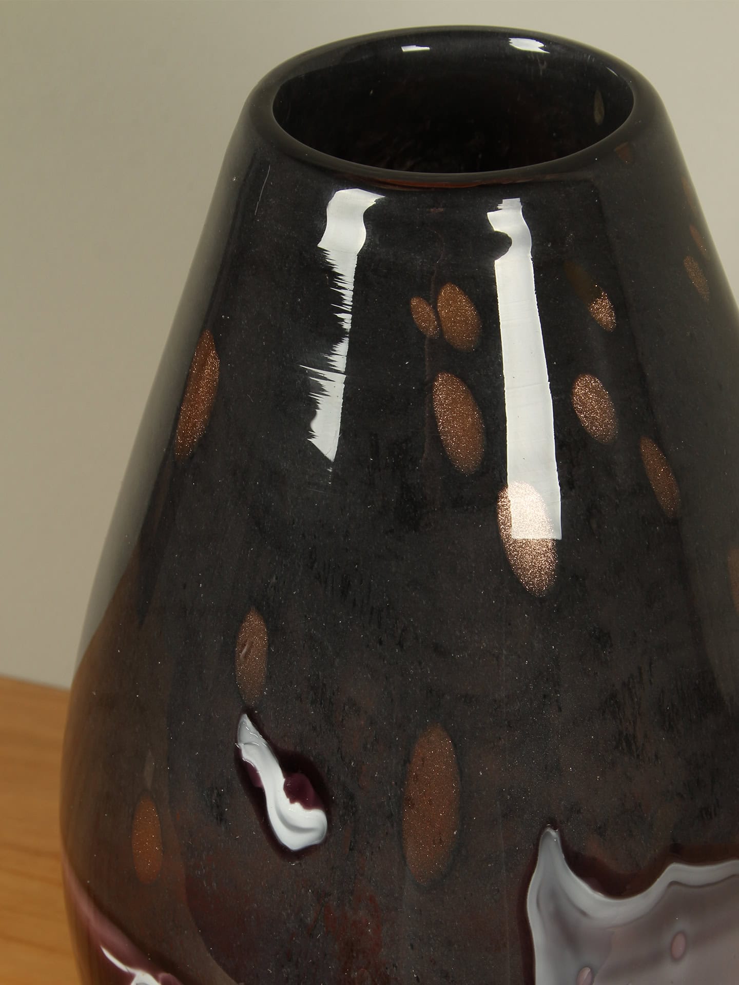 Vaas - Lila - Glas - Grijs/Lila 42 cm - Afbeelding 5
