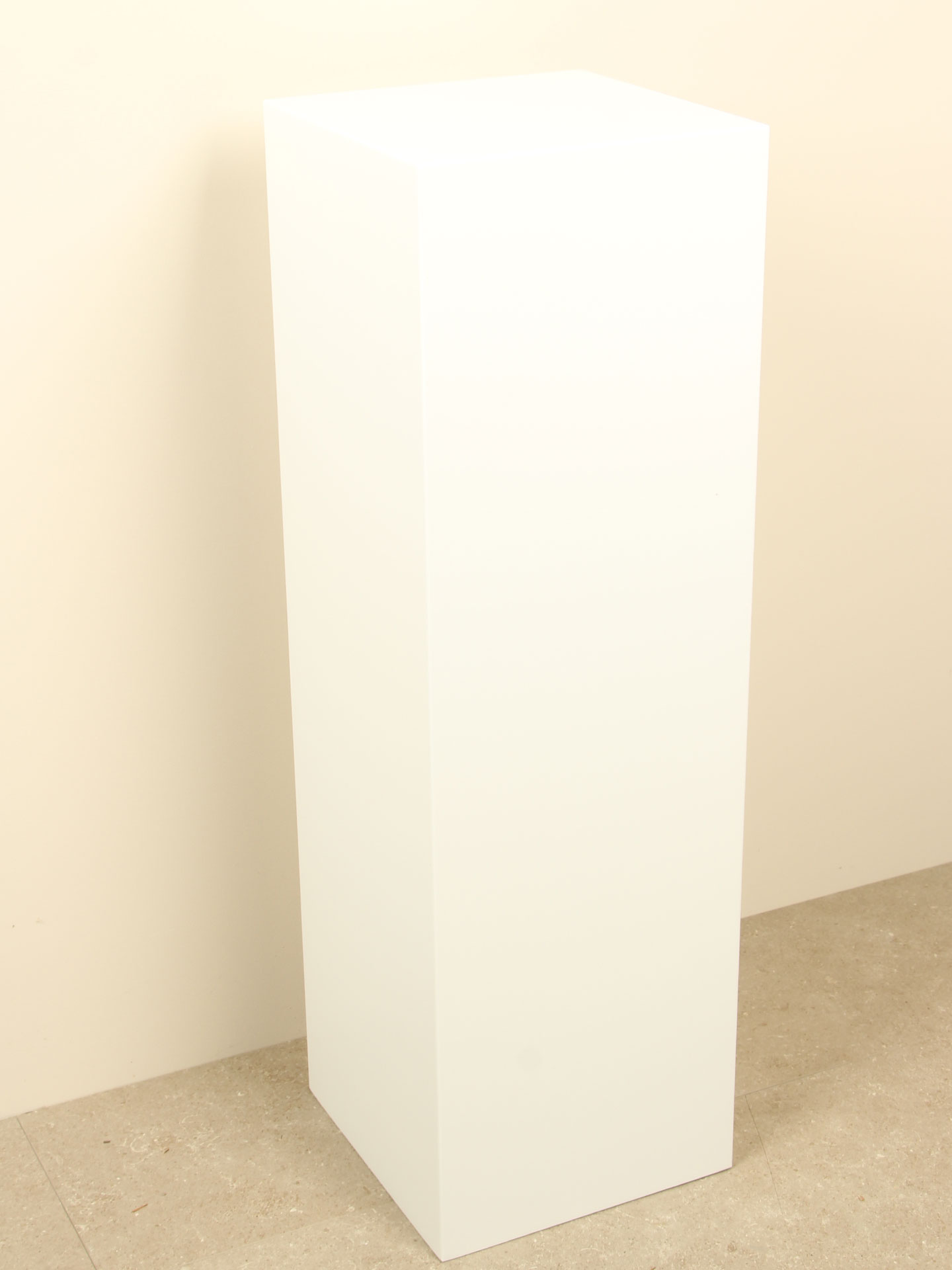 Sokkel / Zuil, Sokkel voor binnen - Wit - MDF - 80x25x25 cm - Afbeelding 2