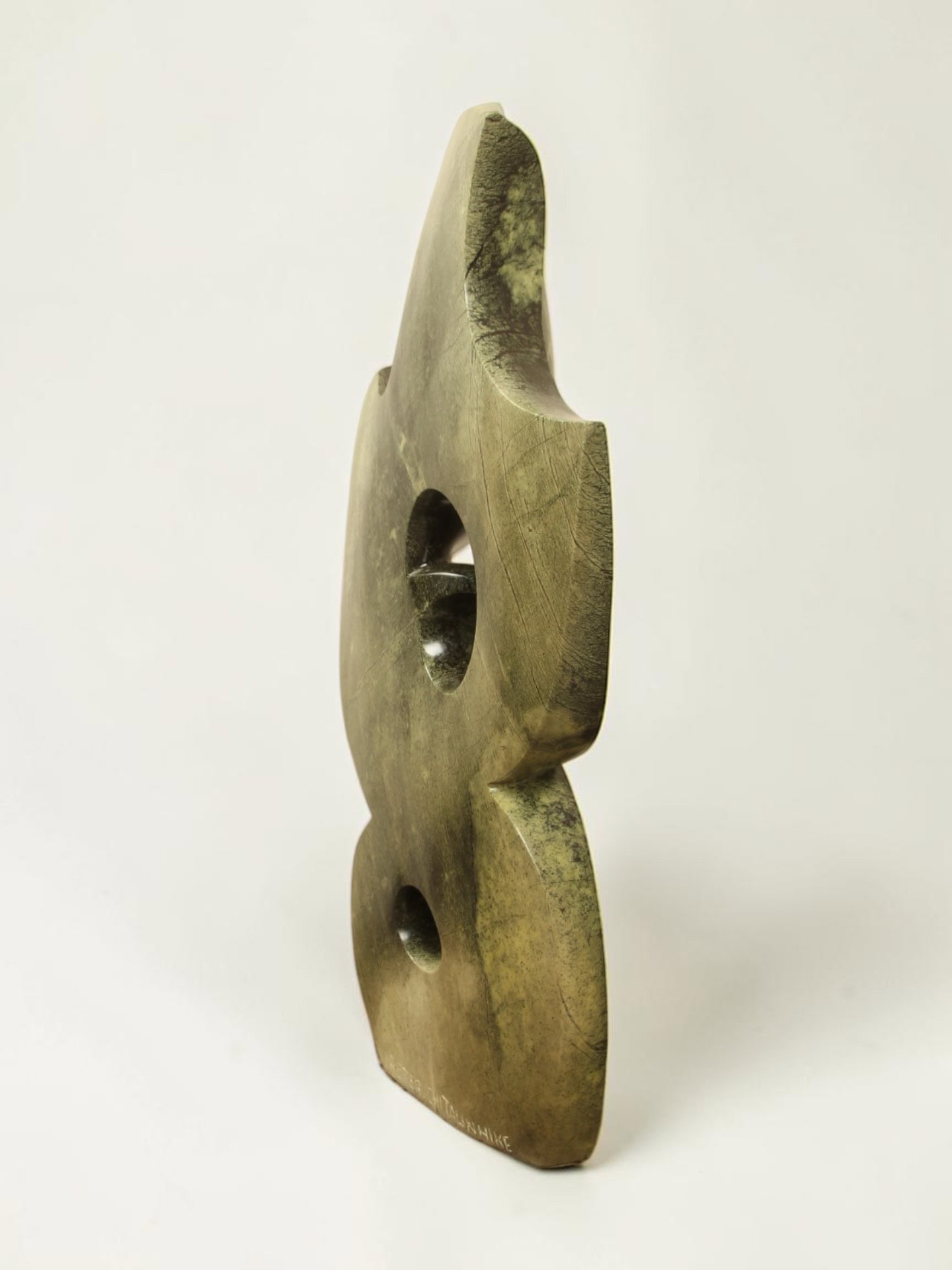 Tuinbeeld - Cheetah jade - Groen - Natuursteen - Bird - 62x36x11 cm - Afbeelding 4