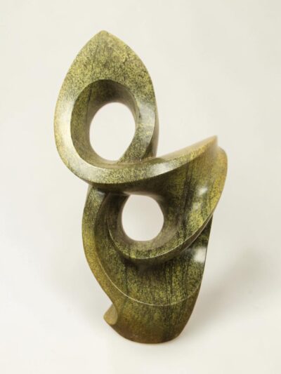 Tuinbeeld – Cheetah jade – Groen – Natuursteen – Emotion – 54x30x23 cm