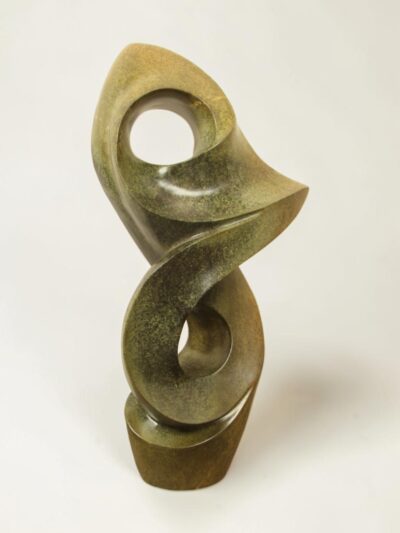 Tuinbeeld – Cheetah jade – Groen – Natuursteen – New Life – 62x26x19 cm