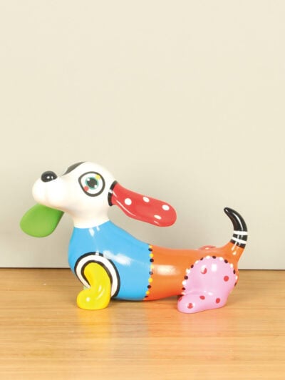 Beeld voor binnen – Multicolor – Resin – James – 17x12x27 cm