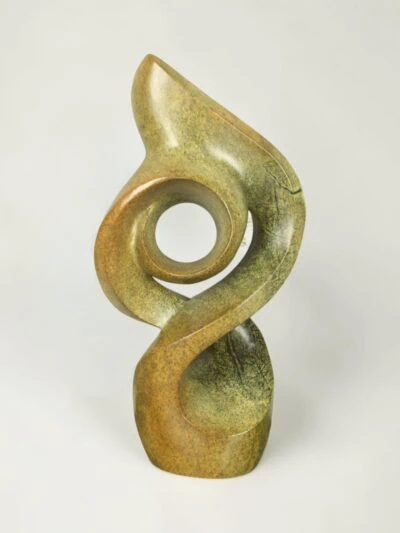 Tuinbeeld – Cheetah jade – Groen – Natuursteen – Chance – 53x26x16 cm