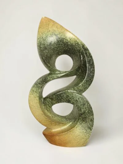 Tuinbeeld – Cheetah jade – Groen – Natuursteen – Enduring – 50x25x18 cm