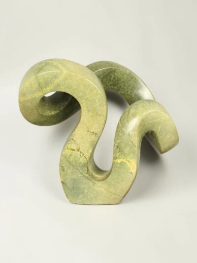 Tuinbeeld – Cheetah jade – Groen – Natuursteen – Fantasia – 38x45x26 cm