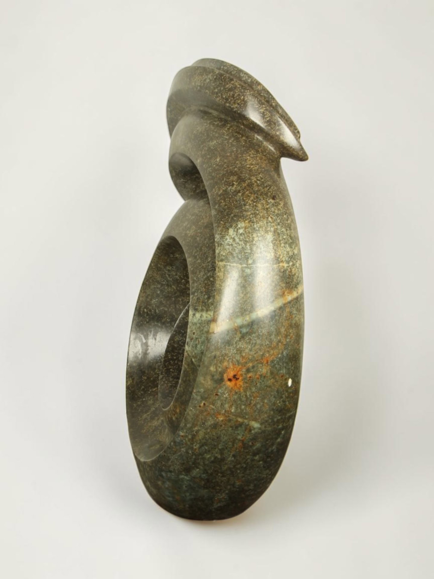 Tuinbeeld - Cheetah jade - Groen - Natuursteen - Grateful - 40x27x11 cm - Afbeelding 2