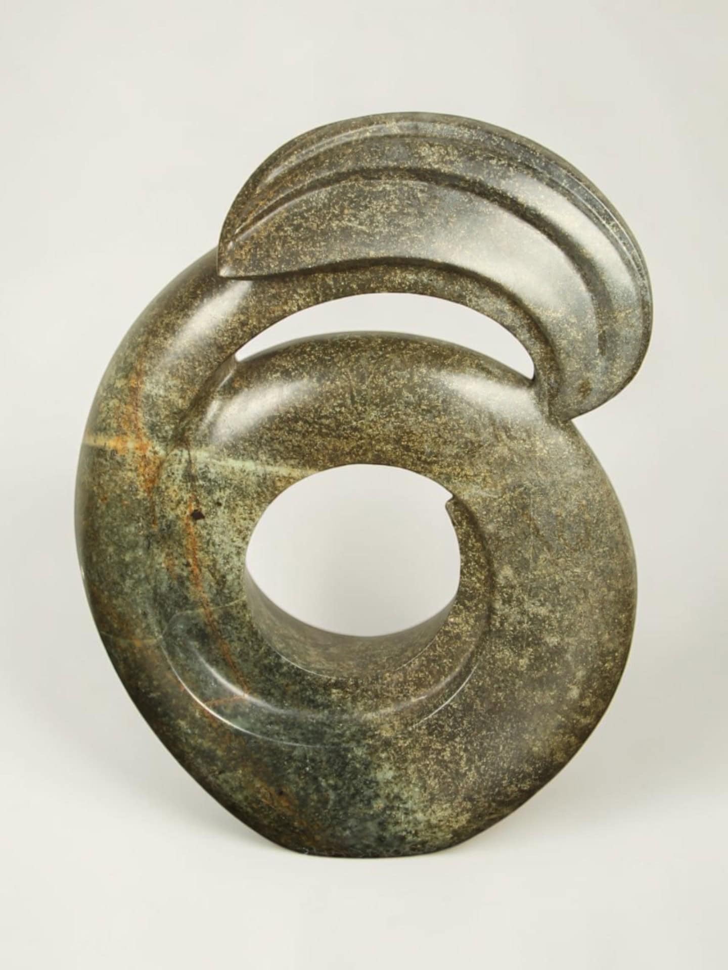 Tuinbeeld - Cheetah jade - Groen - Natuursteen - Grateful - 40x27x11 cm - Afbeelding 3