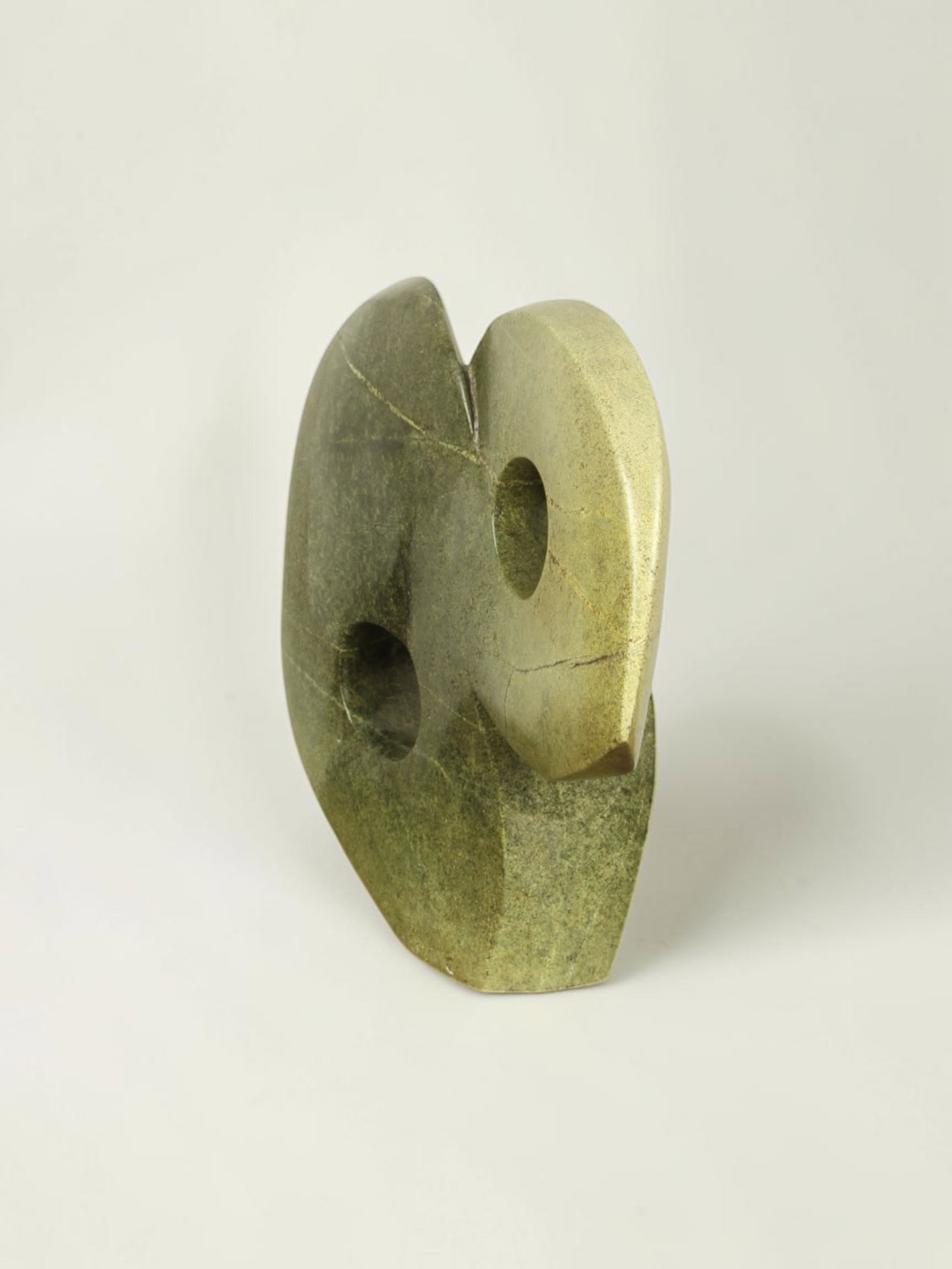 Tuinbeeld - Cheetah jade - Groen - Natuursteen - Hopeful - 35x41x13 cm - Afbeelding 4