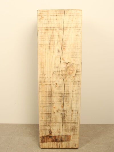 Sokkel / Zuil, Sokkel voor binnen – Bruin – Grenenhout – 100x30x30 cm