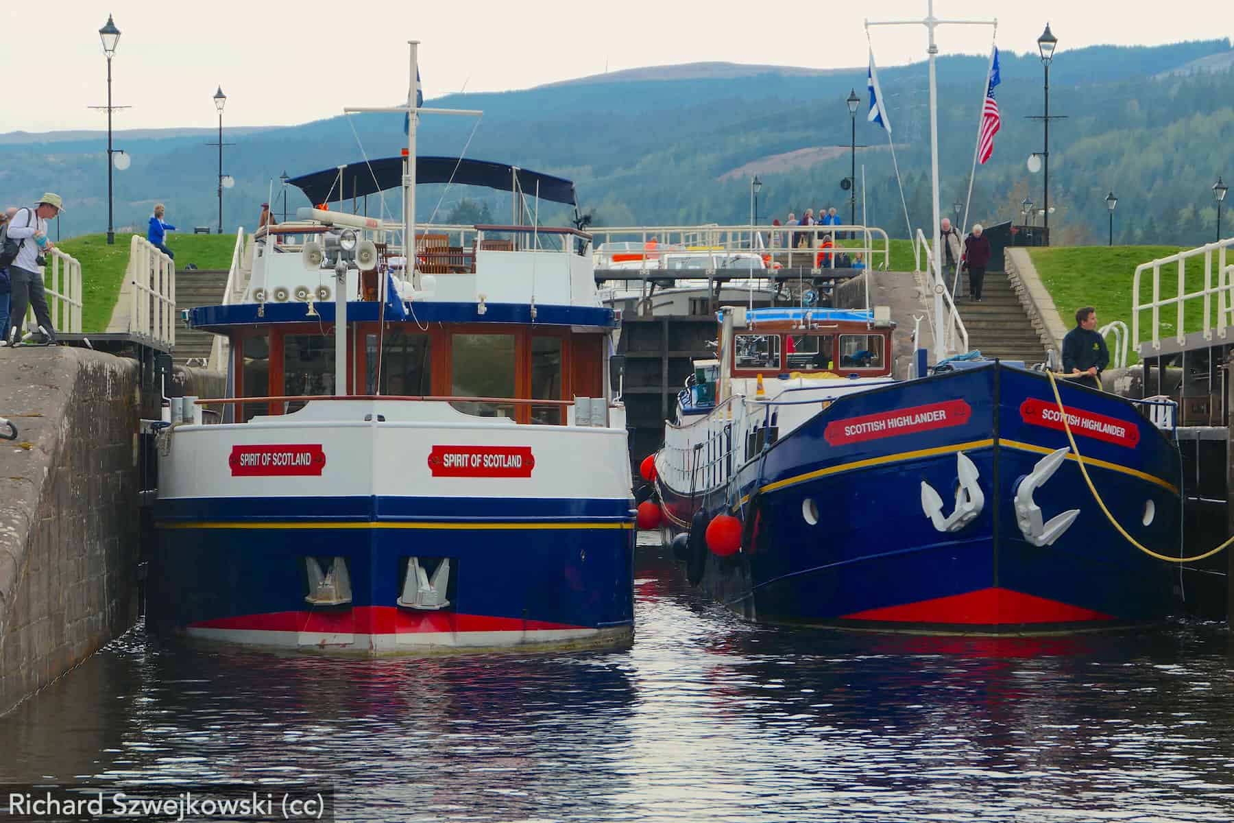 Boats docked at Highland Club Scotland marina.