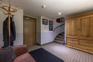 Interior view of Highland Club Scotland development entrance.