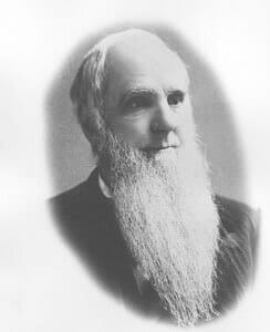 WMMiller A historical photograph of an elderly man with a long beard and high collar.