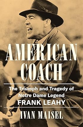 A vintage black and white photo of Frank Leahy, legendary American football coach, showcasing his influential role in sports history at The History Museum.