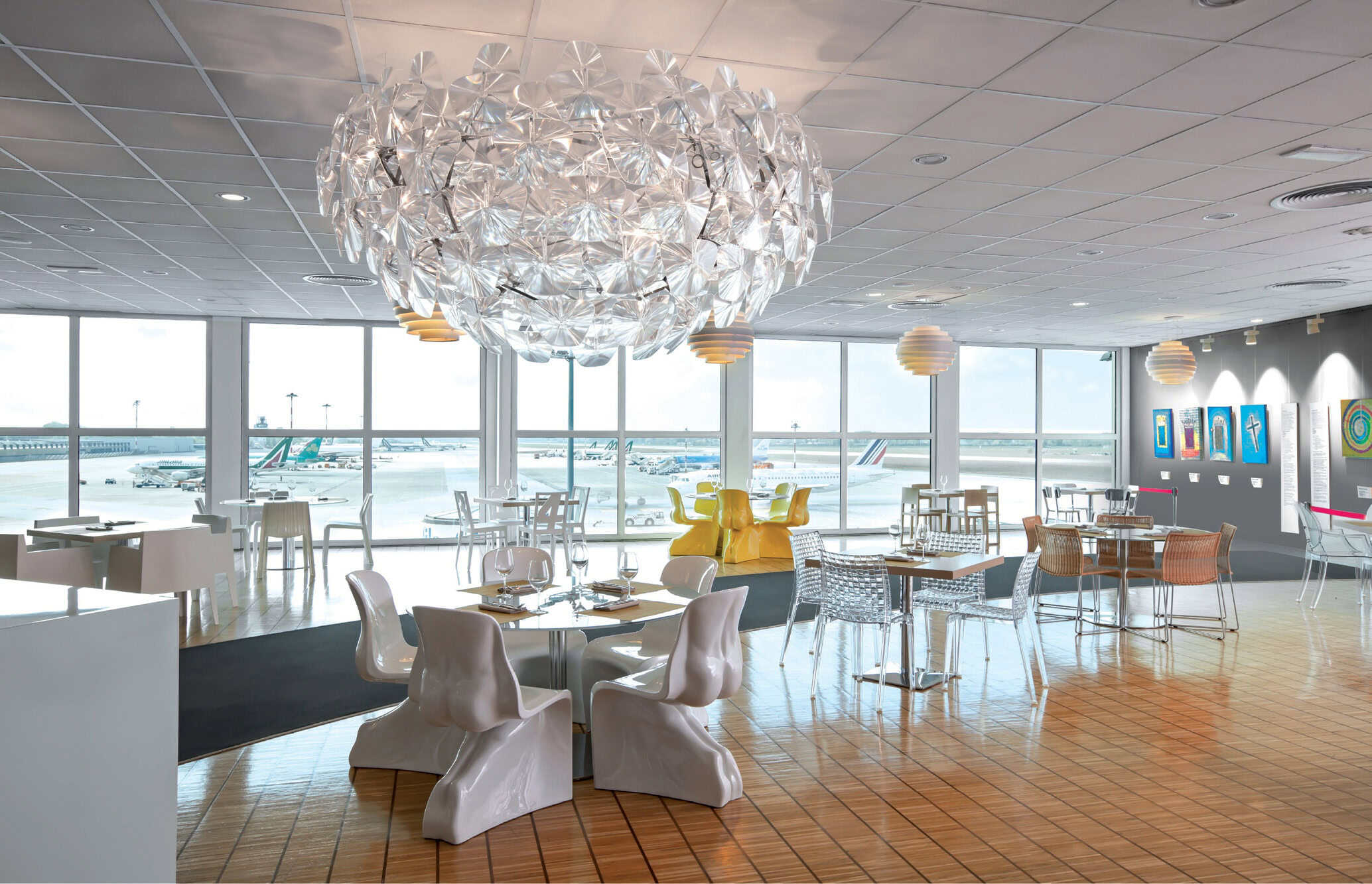 A Spot From Michelangelo Restaurant At Milano Linate - A Fine Dining To Have A Light Dinner Before A Flight