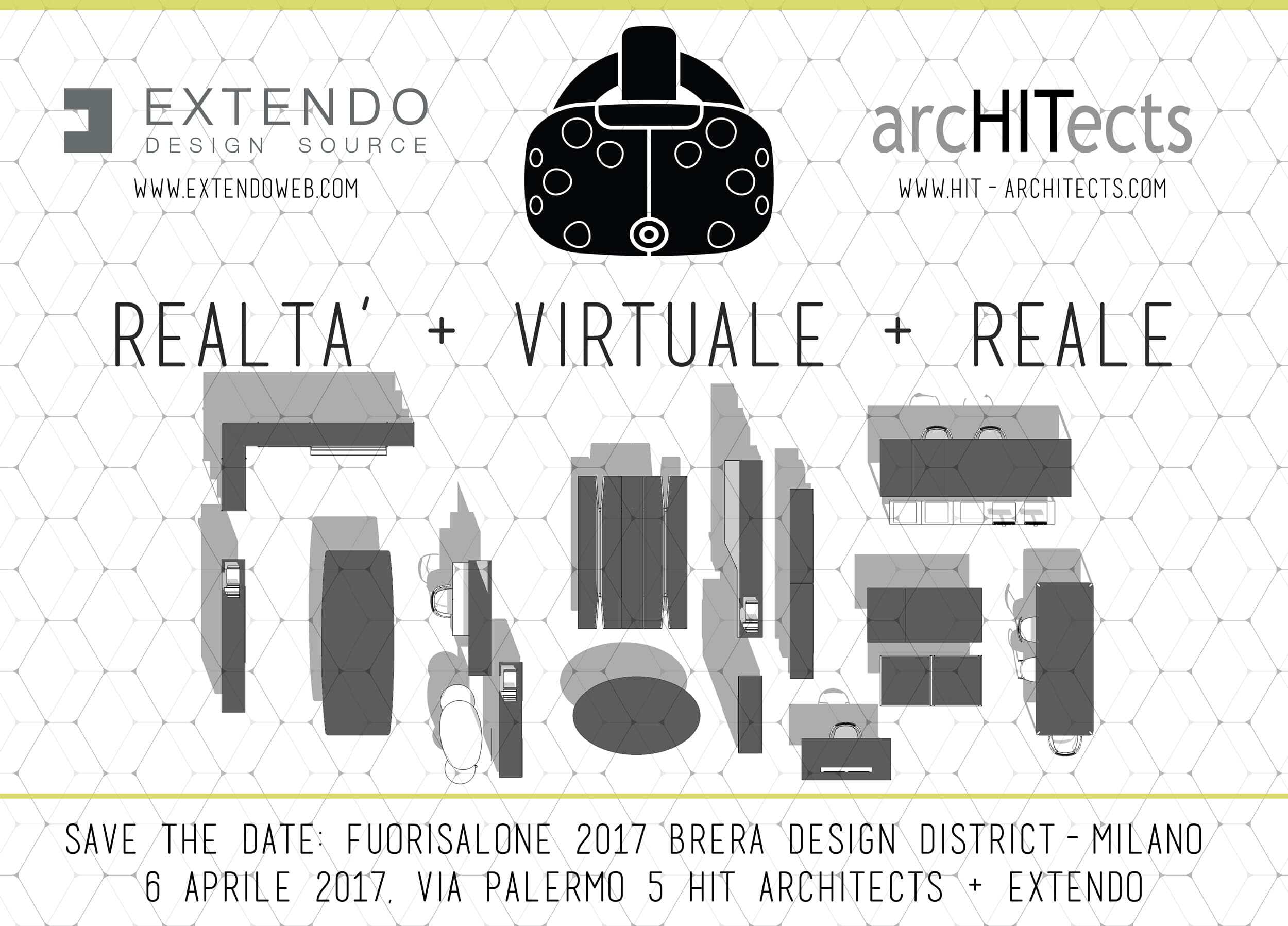Virtual And Real Architectural Models Displayed At Fuorisalone 2017 In Milan.