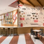 Interior View Of La Piadineria Gavirate With Seating And Decor.