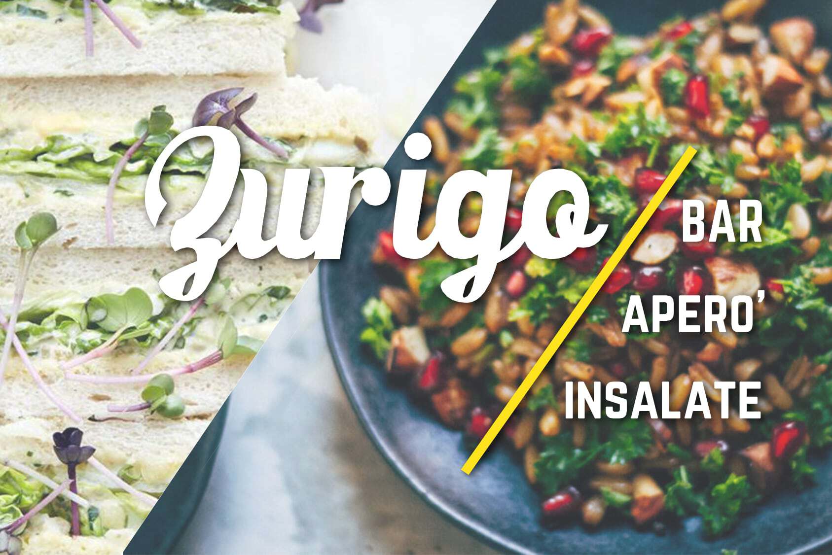Zurigo Bar Aperò Insalate - Modern restaurant interior with fresh salads and vibrant dishes.