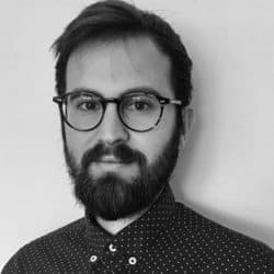 Portrait Of A Man With Glasses And A Beard, Professional Headshot.
