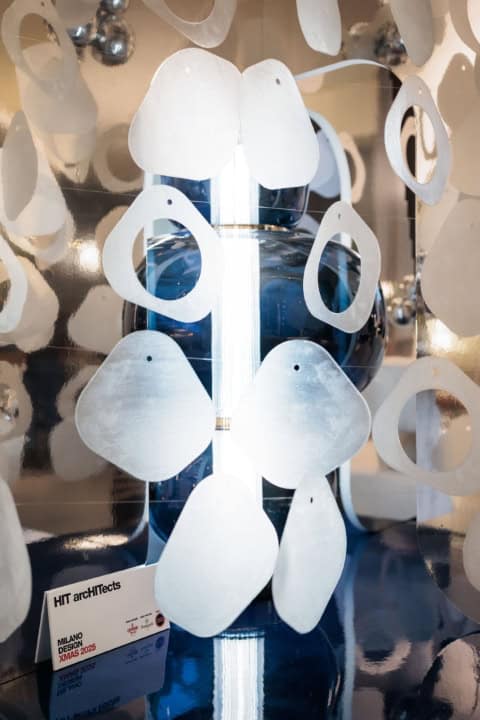 Modern Metallic Sculpture With Abstract Shapes For Gioia Atelier Christmas 2025.