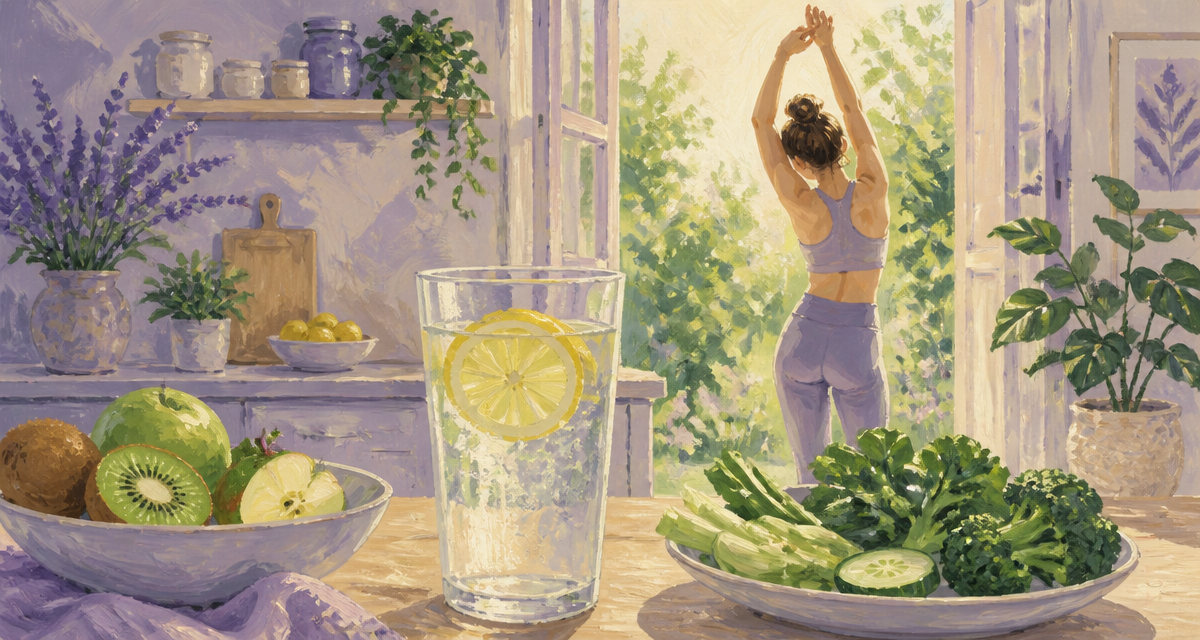 bruler les graisses ventre verre eau citron fruits sport