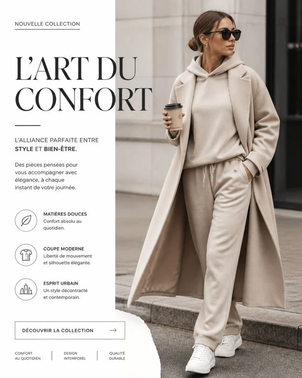 Tenue chill femme élégante et confortable avec layering
