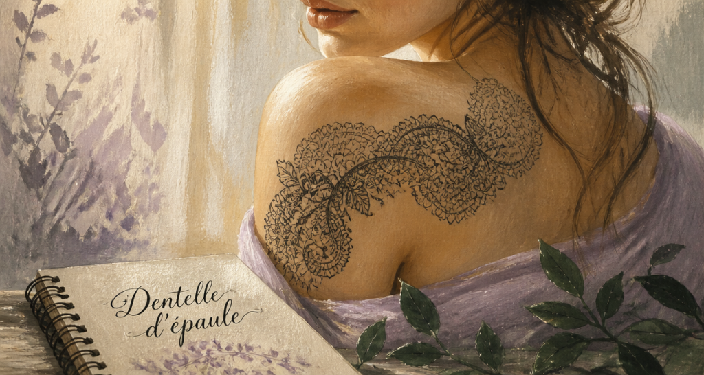 Tatouage épaule femme dentelle : 3 secrets pour un rendu ornemental d&rsquo;exception