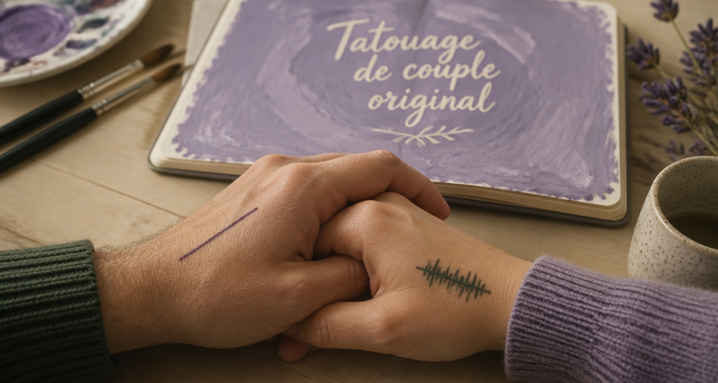 Tatouages de couple : 4 concepts narratifs pour graver votre histoire au-delà du prénom