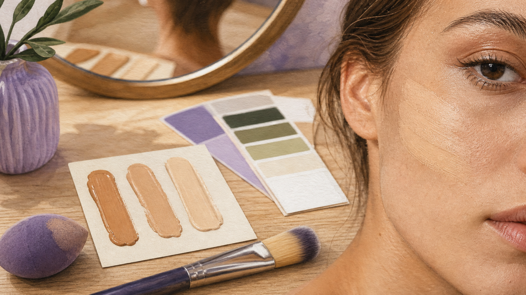 Choisir son fond de teint sans effet masque : teinte, sous-ton et texture