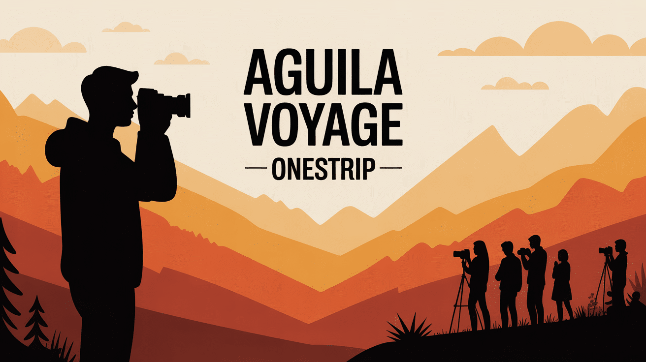 Photographe silhouette paysage montagneux Aguila