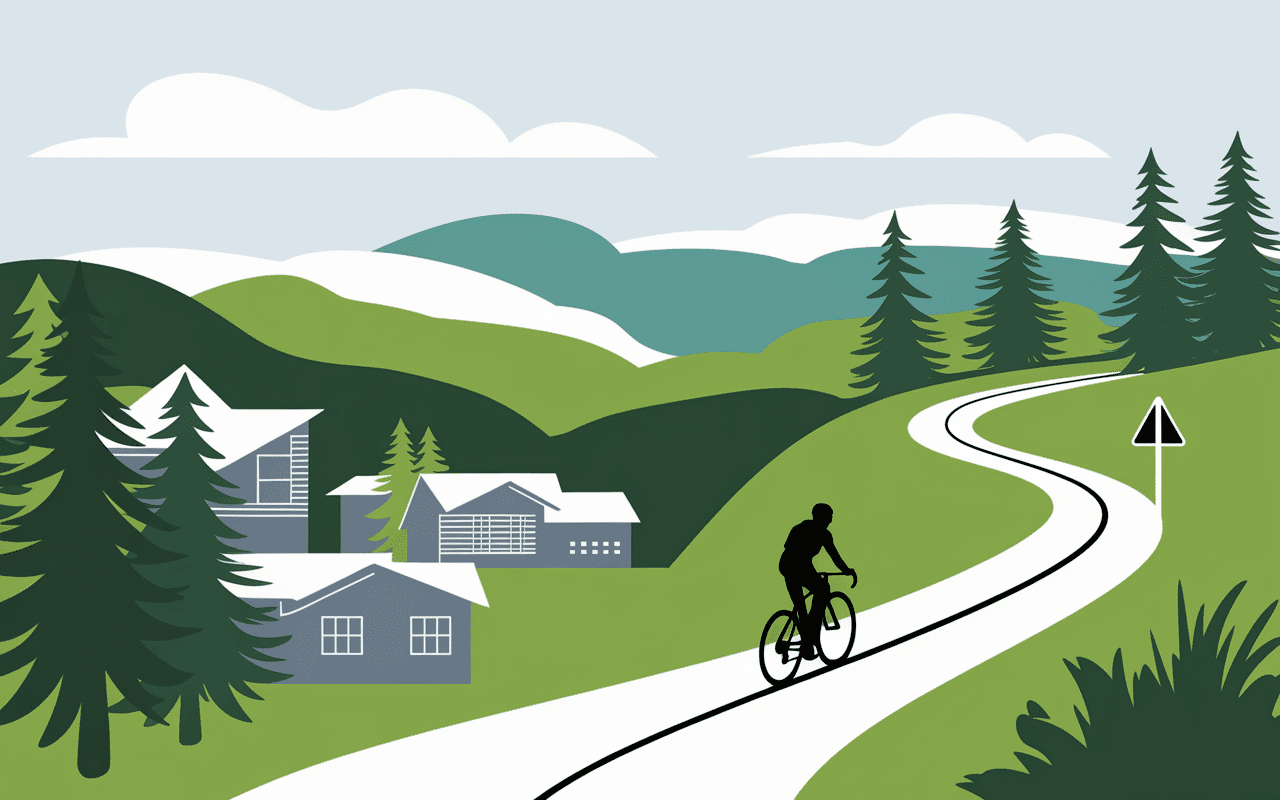 Route sinueuse du col des Aravis Nord