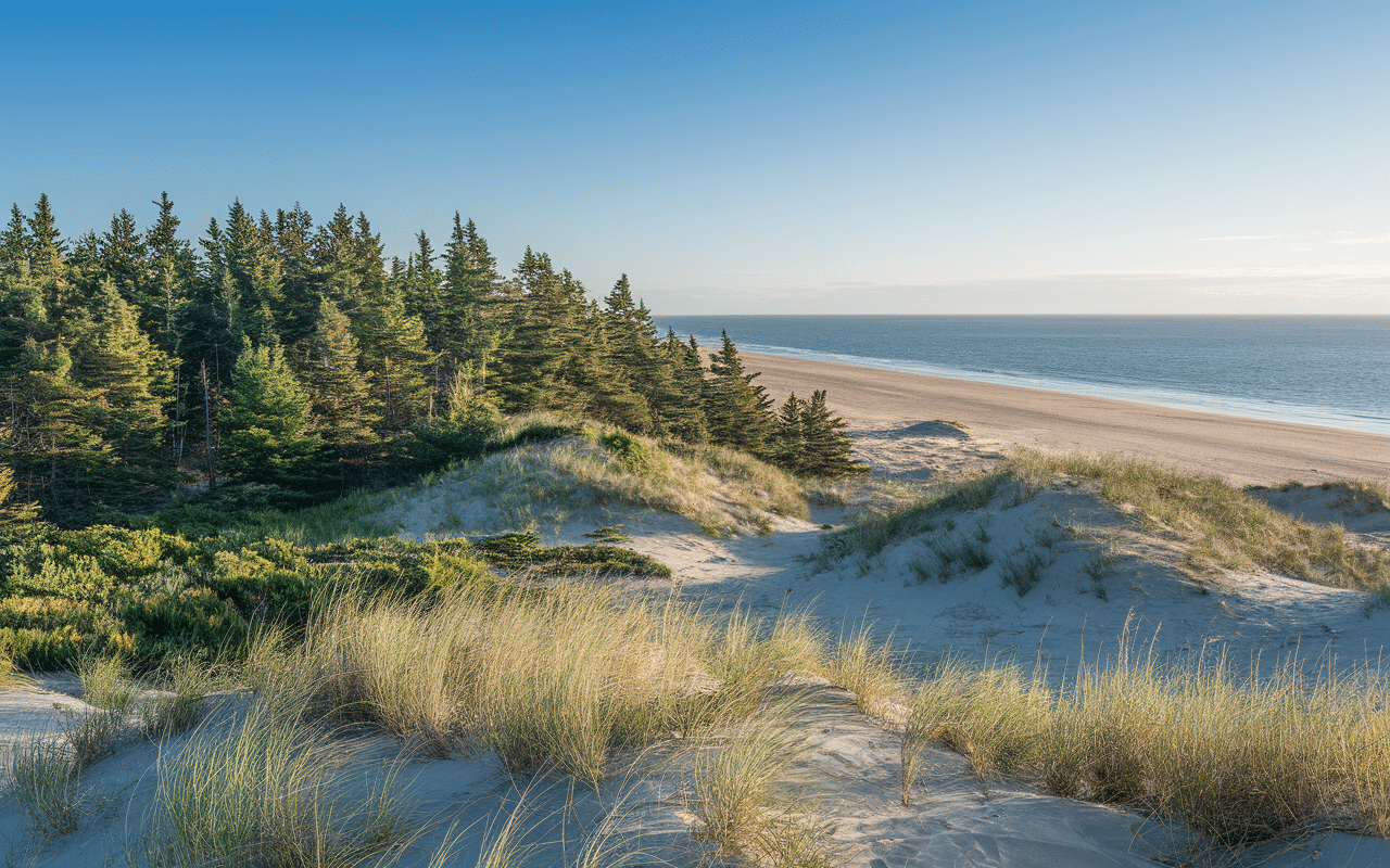 Paysage naturel à Hardelot Plage