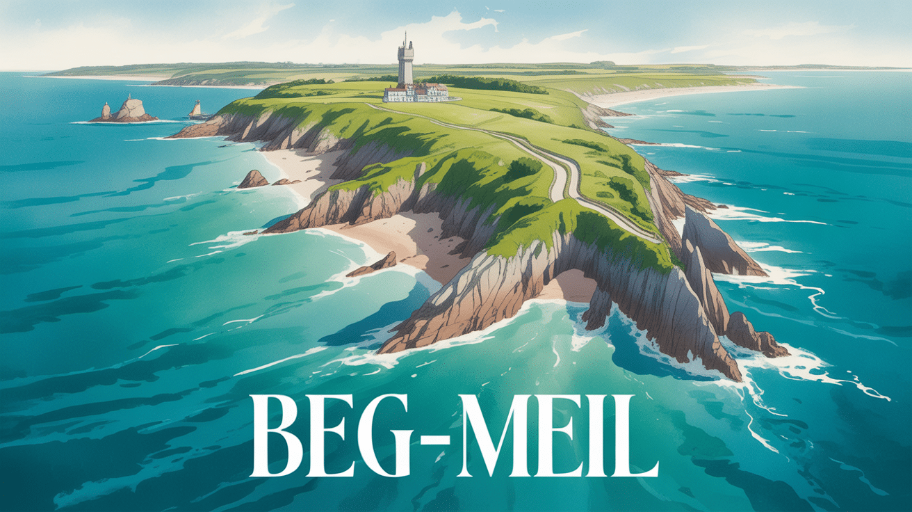 Presqu'île bretonne Beg Meil criques et sentiers