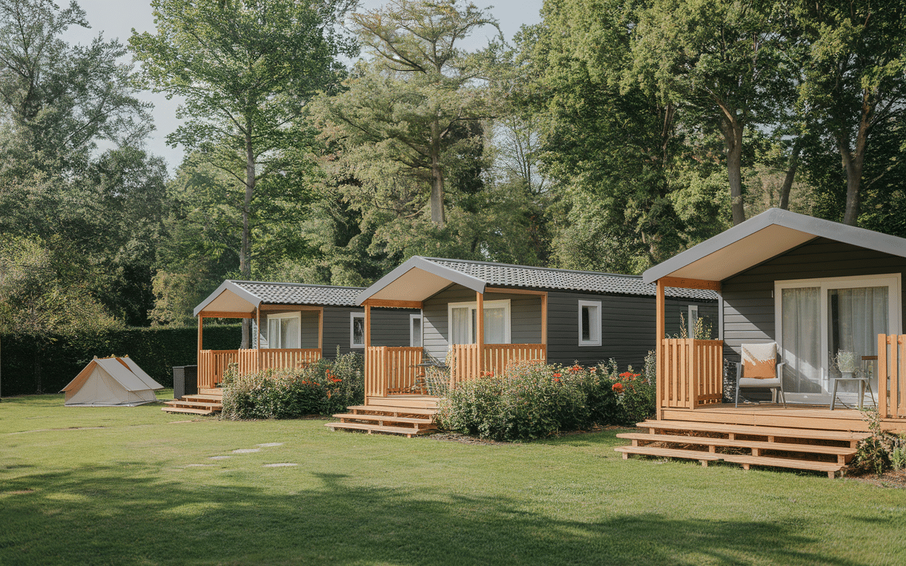 Mobil-homes au camping Capfun